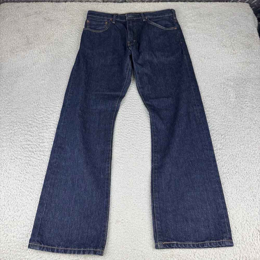 Levi's 517 Bootcut Jeans Mens 32x30 Dark Wash Blue Denim Cowboy Western